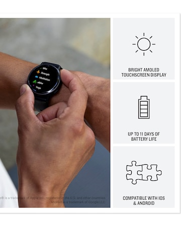 Garmin Vivoactive 5 Smart Watch - Slate & Black with SIlicone Band