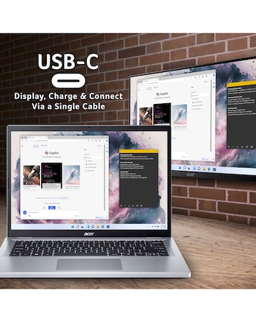 Acer Aspire Go 14 Laptop Slim - 14in FHD ComfyView Intel N200 4GB 256GB