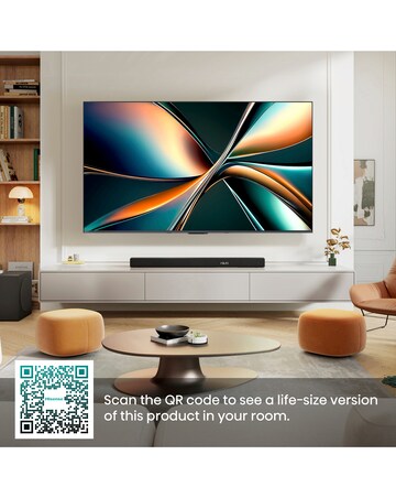 Hisense 65U7QTUK 65in Mini-LED 4K Ultra HD HDR Smart TV