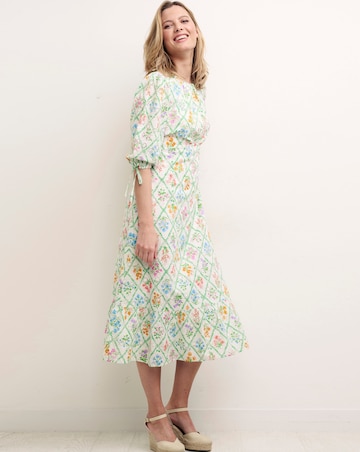 Nobody's Child Dominique Broderie Midi Dress