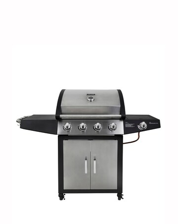 George Foreman 4+1 Burner Gas BBQ with Side Burner and Cover