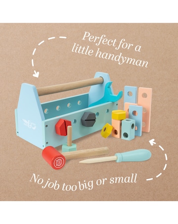 TP Owl & Fox Wooden Toolbox