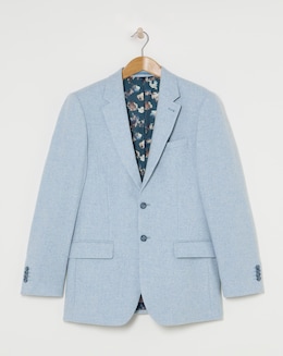 Wool Blend Suit Jacket