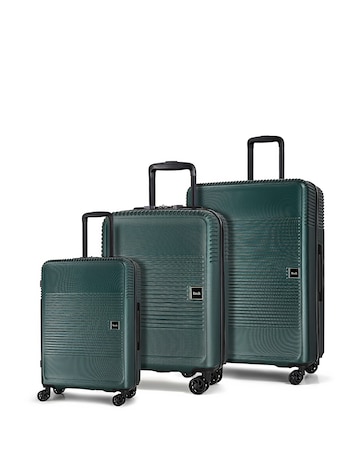 Rock Lincoln 3pc Suitcase Set