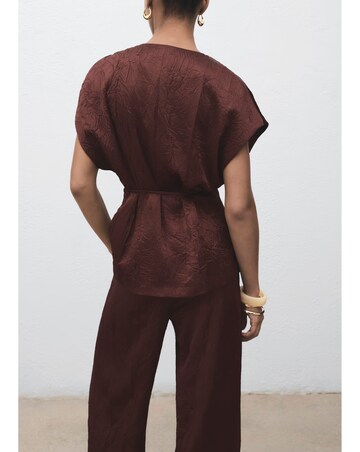 MANGO TIE WAIST VEST