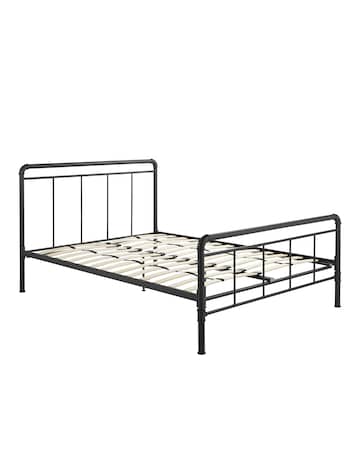 Bowen Metal Bed Frame with 3 Layer Memory Foam Hybrid Mattress