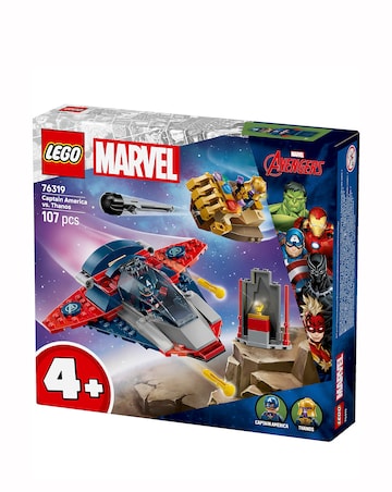 LEGO Marvel Captain America vs. Thanos, Super Hero Building Toy 76319