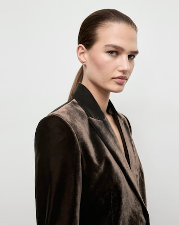 Mango Dark Brown Blazer