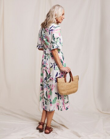 Julipa Viscose V-Neck Midi Dress