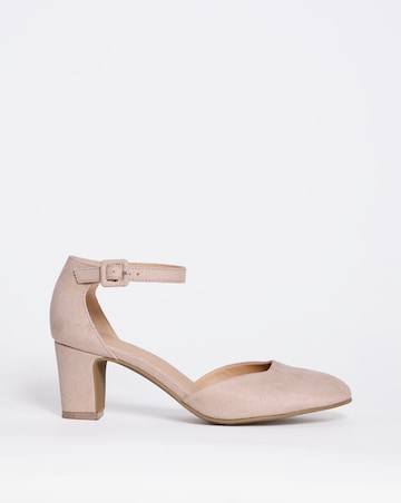 Rosemary Heeled Shoe with Ankle Strap - Extra Wide fit (EEE)
