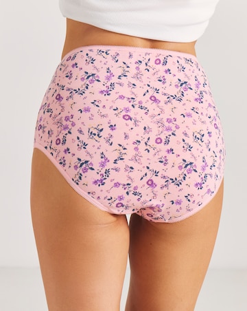 Pretty Secrets (6 Pack) Cotton Full Fit Brief Knickers