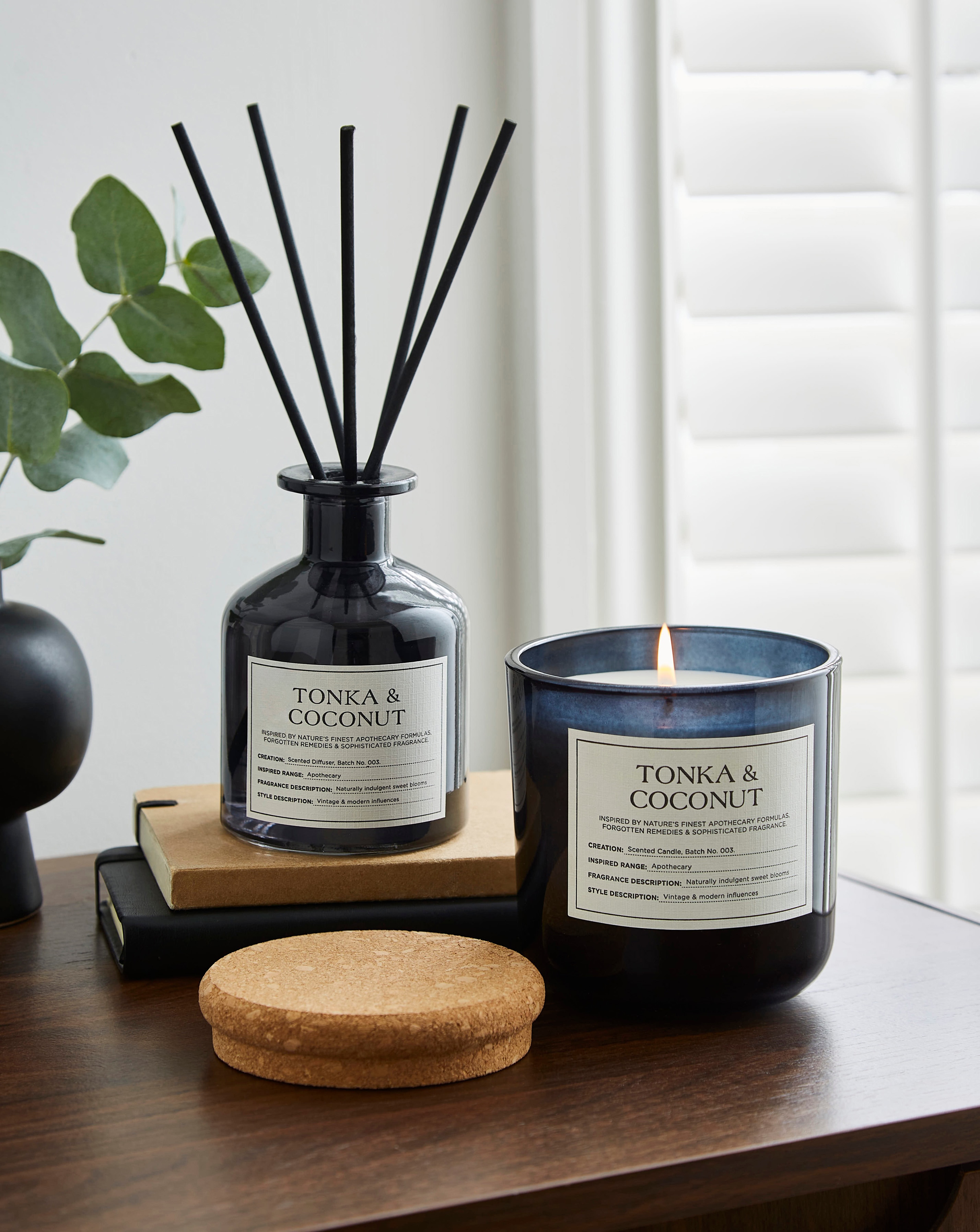 Apothecary Tonka & Coconut 250ml Reed Diffuser | JD Williams