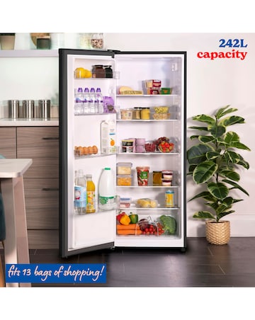 Russell Hobbs RH143LF552E1B Upright Freestanding Larder Fridge - Black