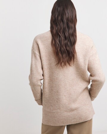 V Neck Longline Jumper