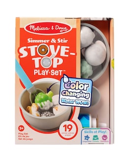 Melissa &amp; Doug Simmer &amp; Stir Stovetop Play Set with Colour Changing Water