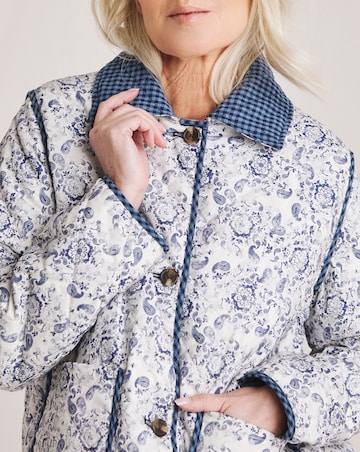 Julipa Printed Pure Cotton Reversible Jacket