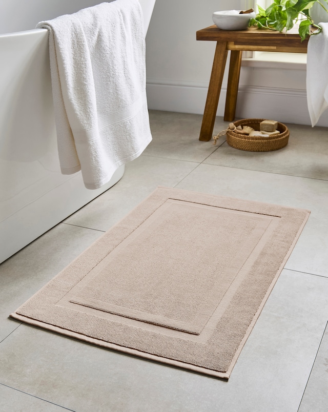 Egyptian Cotton Bath Mat - Mushroom