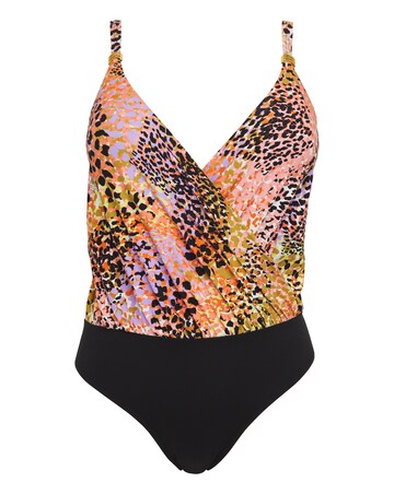 MAGISCULPT Twist Front Blouson Swimsuit
