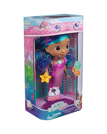 Gabby's Dollhouse: The Movie Doll Sing & Shine Mermaid Gabby
