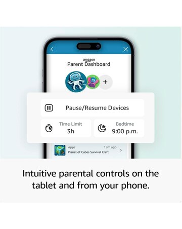 Amazon Fire HD 10 Kids Pro Edition 10.1in 32GB Age 6-12 Tablet - Blue