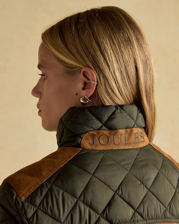 Joules Braemar Luxe Showerproof Quilted Coat