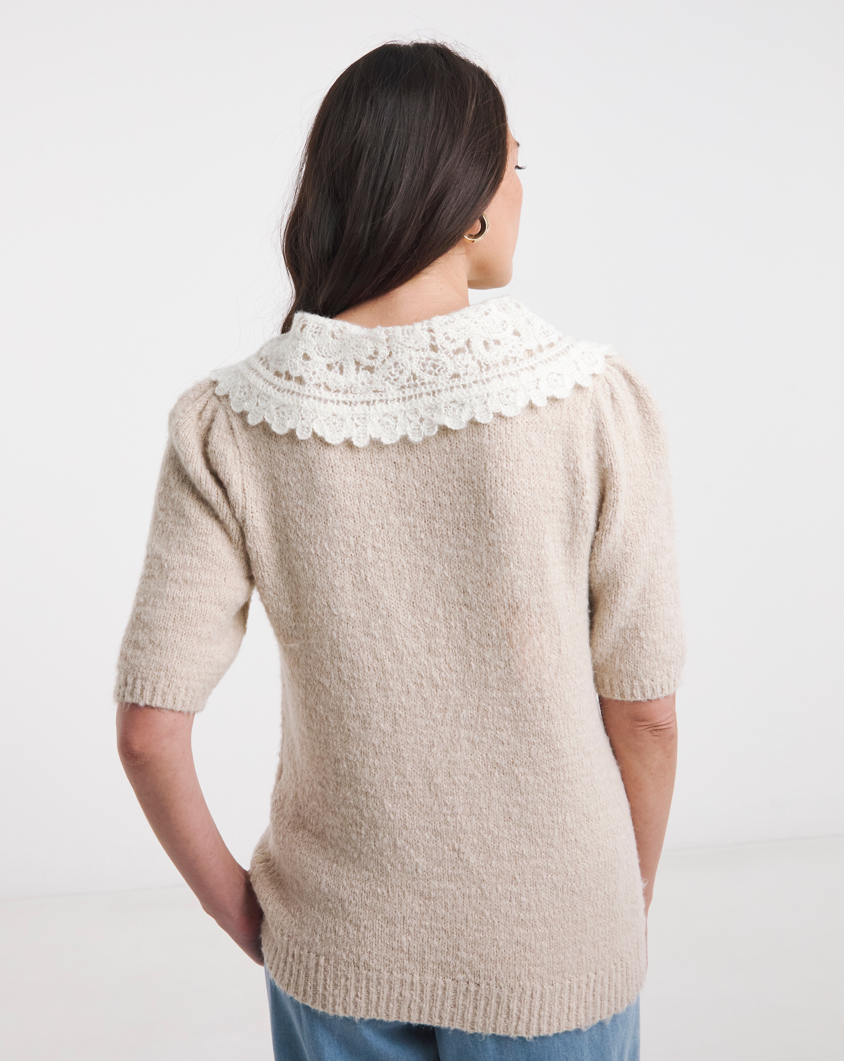 c*o様 UND CROCHET KNIT COLLAR UND CROCHET KNIT COLLAR Crocheted Tailored Collar PDF