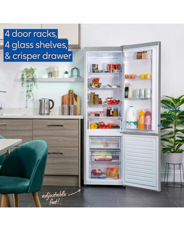 Russell Hobbs RH180FFFF1E1S Frost Free Fridge Freezer - Silver