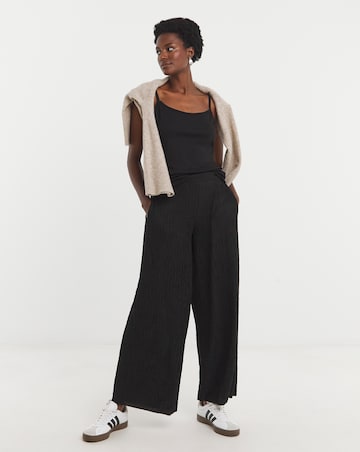 Black Cami Vest With Adjustable Straps