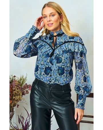 Hope & Ivy Mylene William Morris Society Blouse
