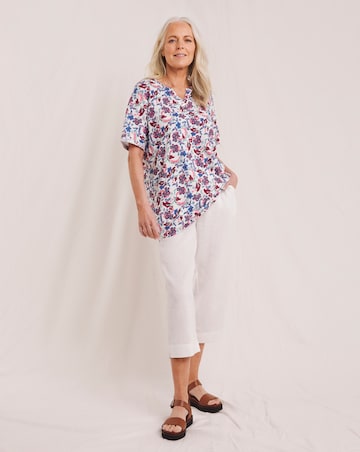 Julipa Printed Linen Jersey Tunic