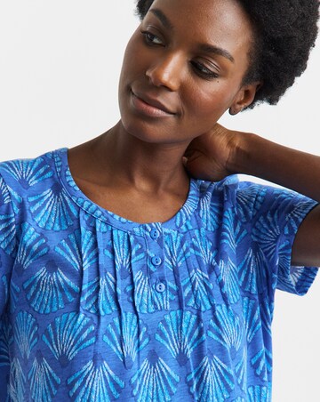 Julipa (2 Pack) Value Blue Shell Midi Nighties