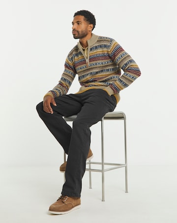 Joe Browns 1/4 Zip Fairisle Jumper