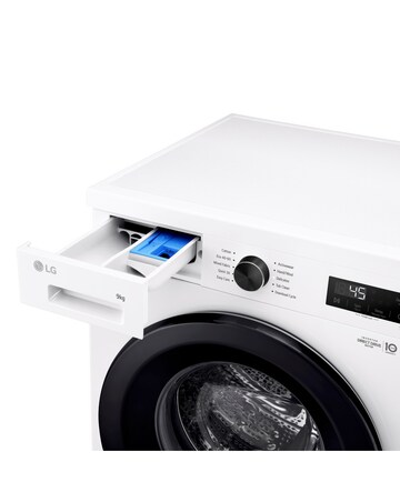 LG X10 Series Direct Drive F4X1009NWK 9kg Washing Machine with 1400 rpm - White