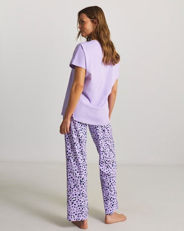Pretty Secrets Cotton Pyjama Set Animal Print