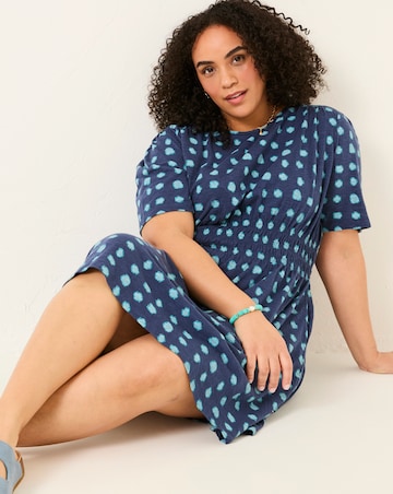 FatFace Liv Shibori Spot Dress