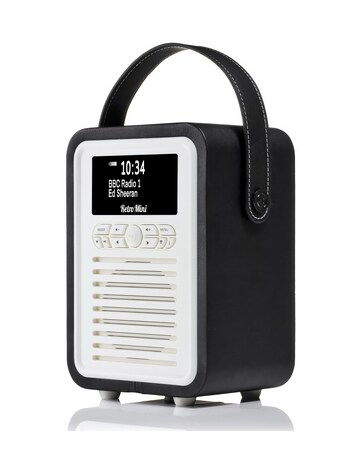 VQ Retro Mini DAB Radio - Black