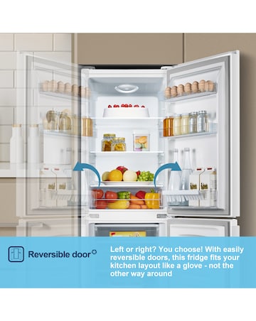 Fridgemaster MC50165E Fridge Freezer - White E Rated