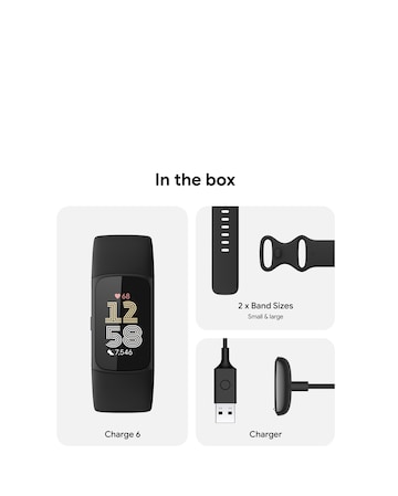 Fitbit Charge 6 Smart Watch Black