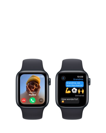 Apple Watch SE GPS 40mm Midnight Aluminium Case with Midnight Sport Band - M/L