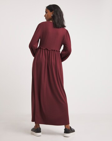 Soft Touch Shirred Waisted Jersey Dress