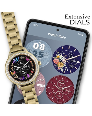 Radley Series 33 AMOLED Metal Strap Watch - Gold