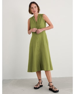 Seasalt Cornwall Sleeveless Carved Wood Dress