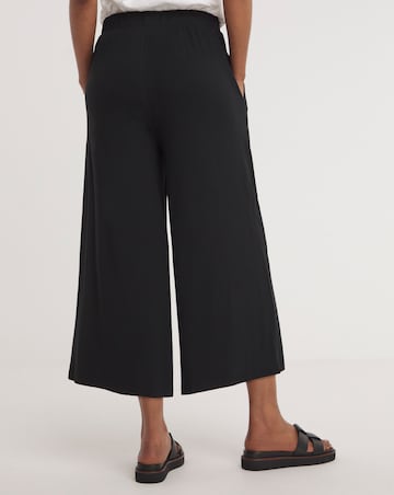 Black Jersey Culotte