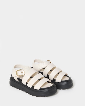 Heavenly Feet Saffron Fisherman Chunky Sandals - Wide Fit (E)