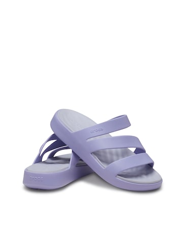 Crocs Purple Getaway Strappy Slider Sandals -Standard Fit (D)