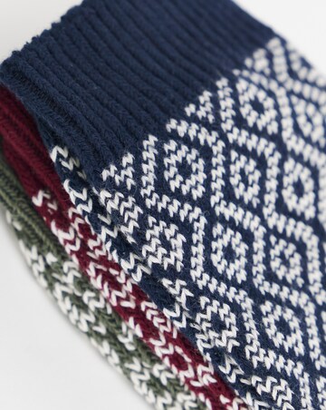 3 Pack Patterned Boot Sock