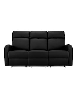 Ramsey Faux Leather Recliner 3 Seater Sofa