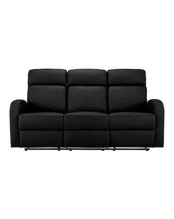 Ramsey Faux Leather Recliner 3 Seater Sofa