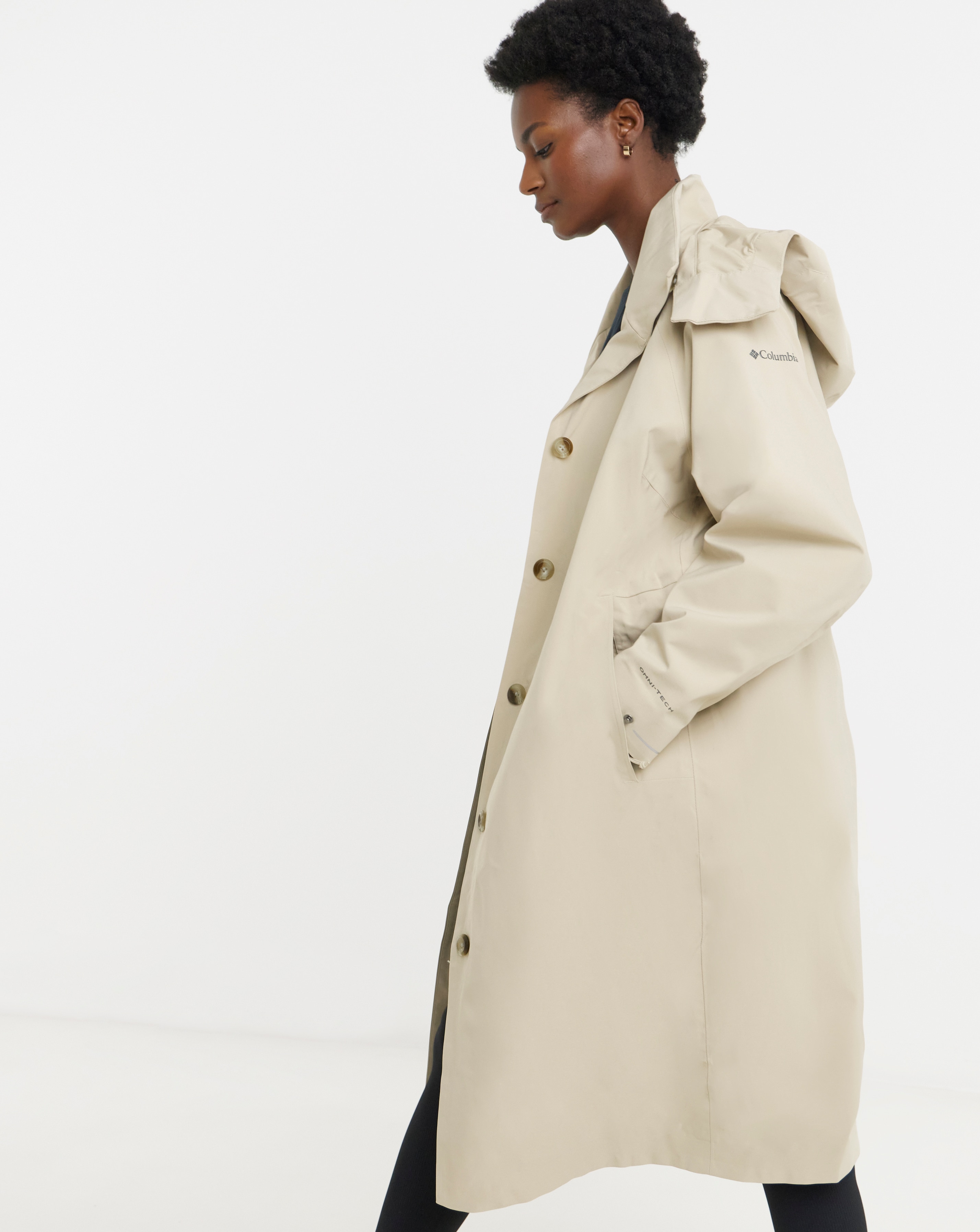 【美品】DESCENTE STREAMLINE ALL WEATHER COAT Columbia Amazetrench Rain Jacket | JD Williams