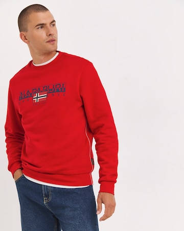 Napapijri Logo Sweatshirt - Red